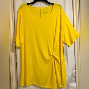 NWT- Investments-Essentials Yellow top